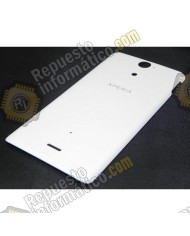 TAPA TRASERA XPERIA V LT25I Blanca 