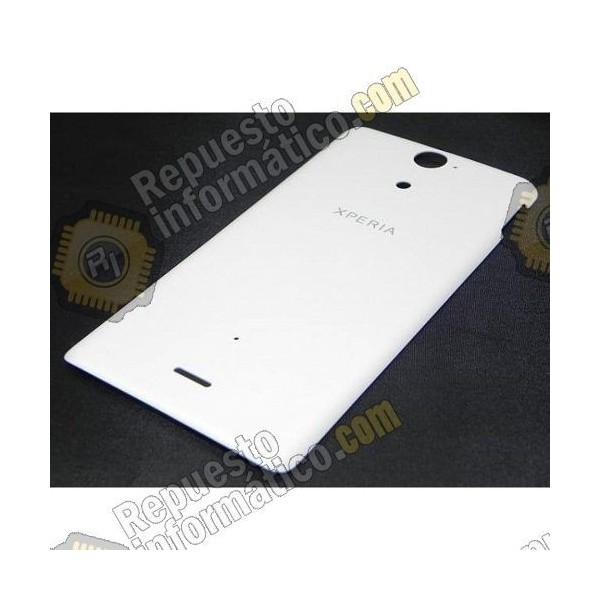TAPA TRASERA XPERIA V LT25I Blanca 