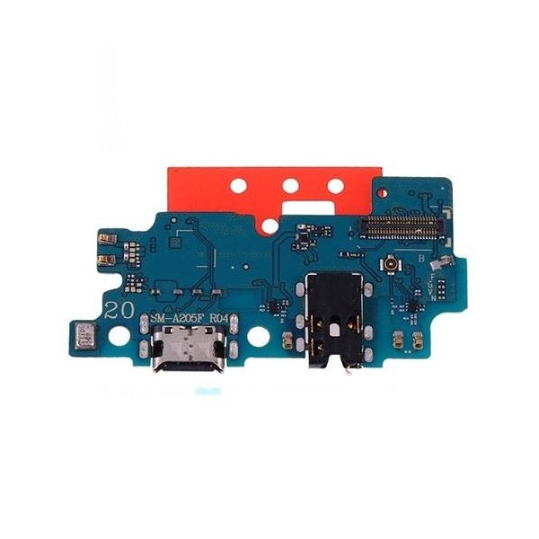 Placa Conector de Carga y Microfono Samsung Galaxy A20, A205