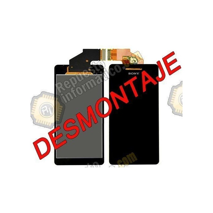 Pantalla (lcd+tactil+marco) DESMONTAJE  Xperia V LT25i 