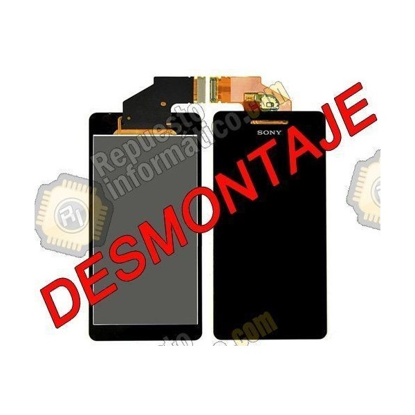 Pantalla (lcd+tactil+marco) DESMONTAJE  Xperia V LT25i 