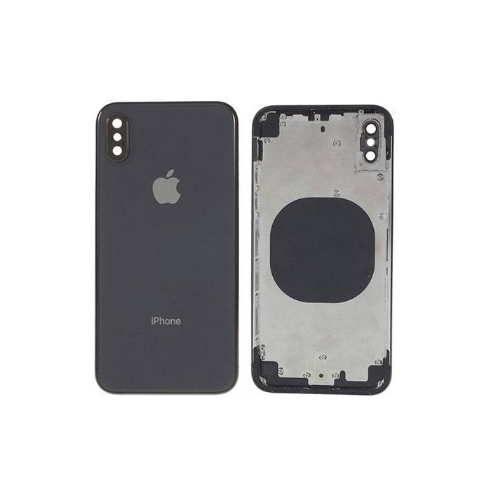 Chasis o Carcasa Trasera Negra para iPhone X Negro