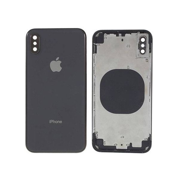 Chasis o Carcasa Trasera Negra para iPhone X Negro