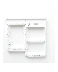 Bandeja Sim y MicroSD Samsung Galaxy A20e, A202 Blanca