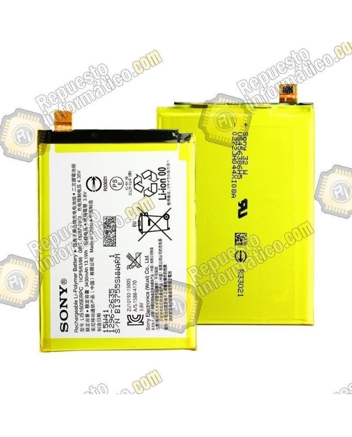 BaterÃ­a original Premium E6853, Z5 Premium Dual E6883 (LIS1605ERPC)