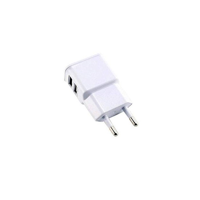 Adaptador De Pared Doble Conexion USB 2A