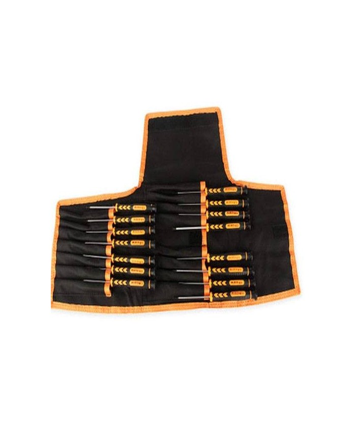 KIT de Destornilladores con 15 Piezas Jakemy + Funda Soporte