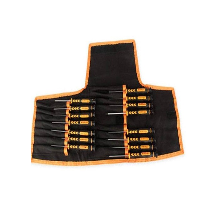 KIT de Destornilladores con 15 Piezas Jakemy + Funda Soporte