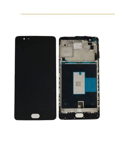 Pantalla Lcd + Tactil con Marco Oneplus 3