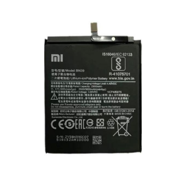 ▷ Comprar Batería de Repuesto para Xiaomi Mi Play BN39 - Envio 24H ✅