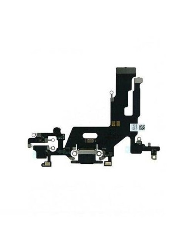 Flex Conector de Carga y Microfono iPhone 11 Negro
