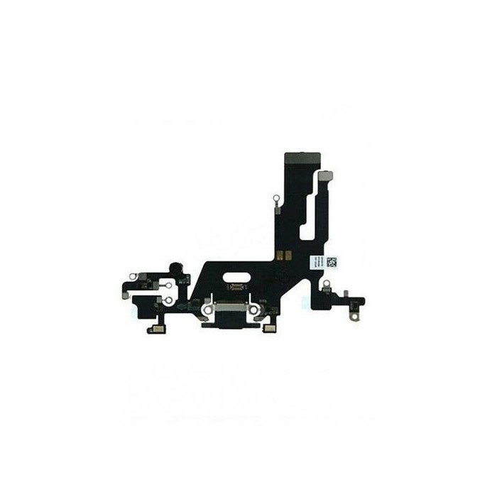 Flex Conector de Carga y Microfono iPhone 11 Negro