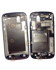 Carcasa intermedia AZUL para Samsung Galaxy Core (i8262) Usado