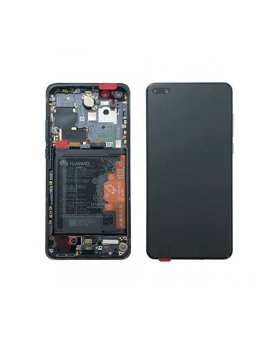 ▷ Comprar Pantalla Original Completa Con Marco y Bateria  Huawei P40 Negra