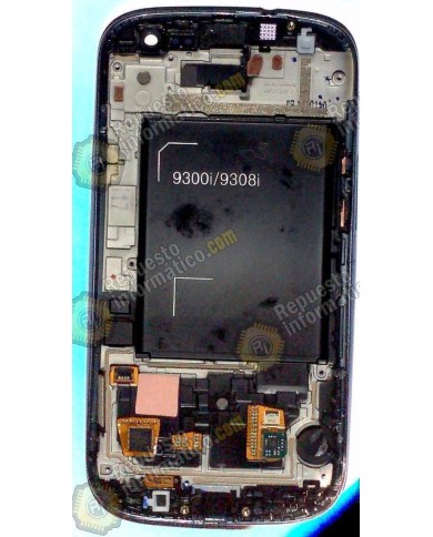 Pantalla completa Samsung Galaxy S3 Neo (i9300i/i9308i) azul
