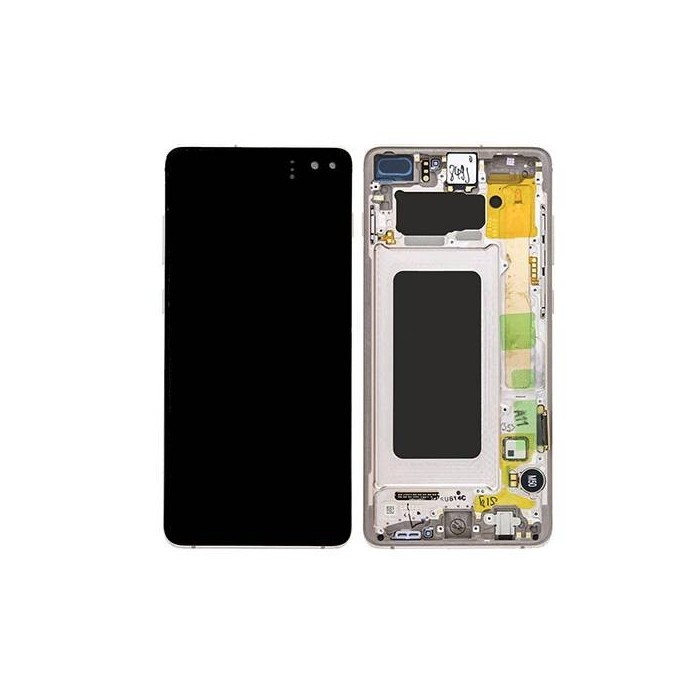 ▷ Comprar Pantalla para Samsung Galaxy S10 Plus (G975) Ceramic White de Repuesto
