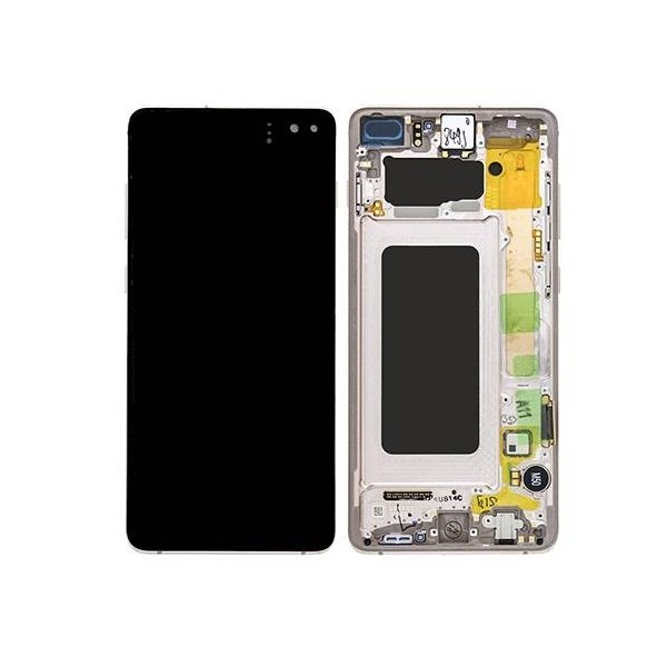 ▷ Comprar Pantalla para Samsung Galaxy S10 Plus (G975) Ceramic White de Repuesto