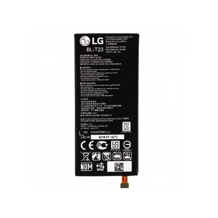 BATERIA LG X CAM K580 ORIGINAL RECUPERADA