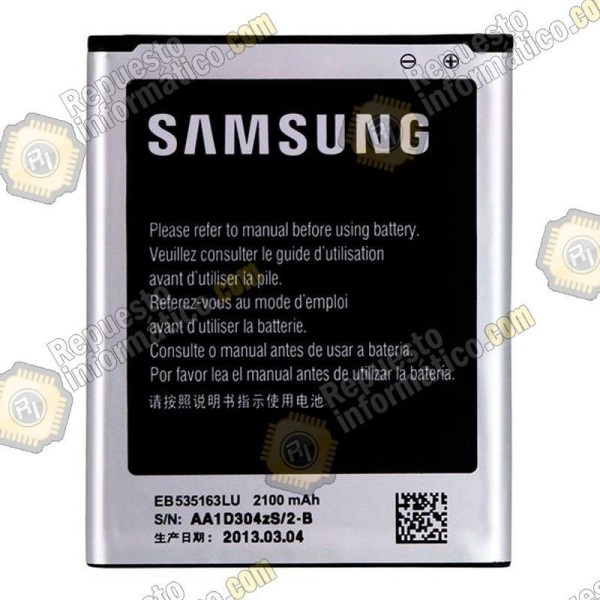 BATERIA GALAXY GRAND NEO PLUS (i9060) (EB-535163LU)