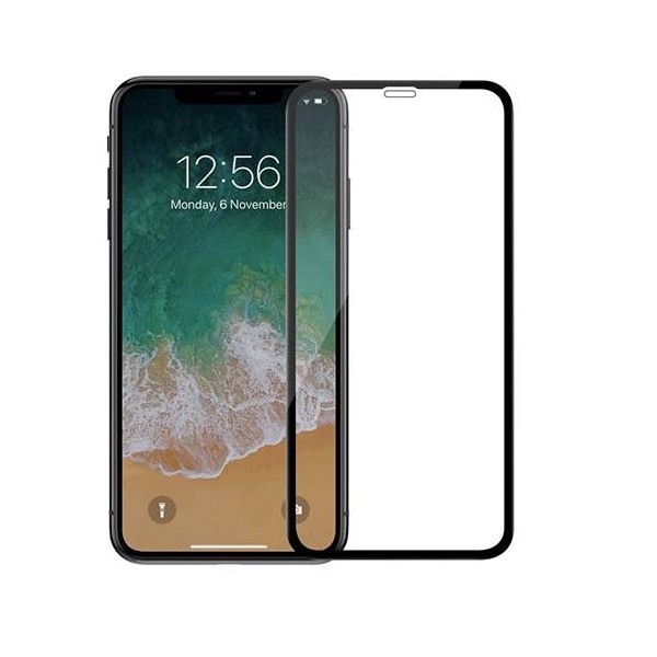 Comprar Cristal Templado 3D Negro iPhone XS Max - Envio en 24 horas