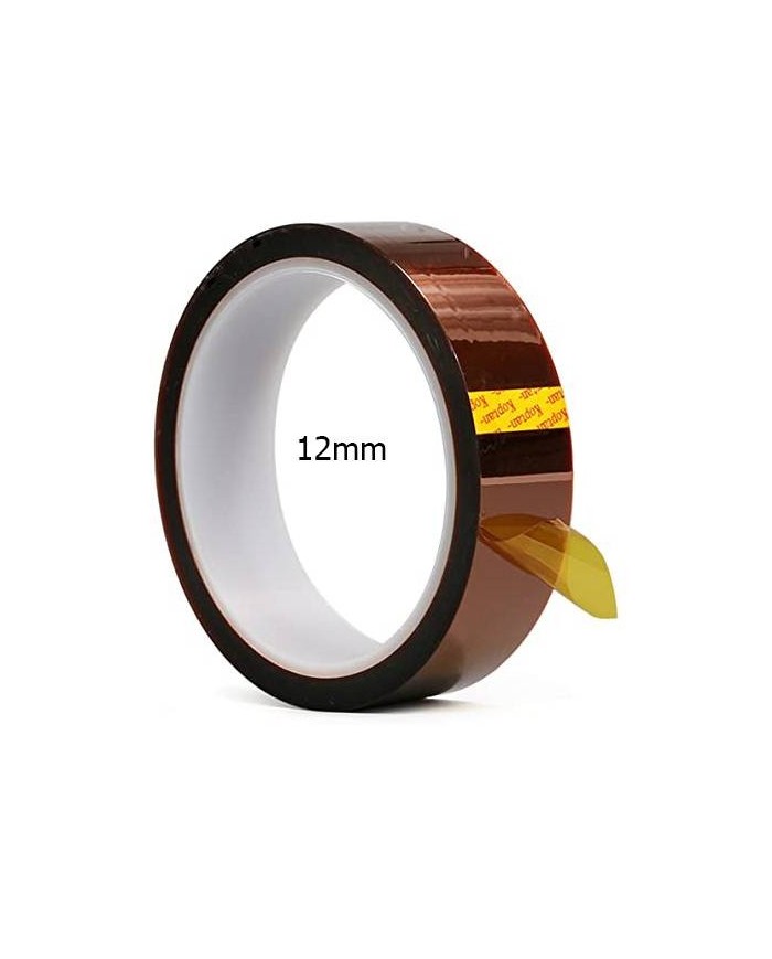 Cinta Kapton 12mm (1.2cm * 10mts) (Anticalorica 1 cara)