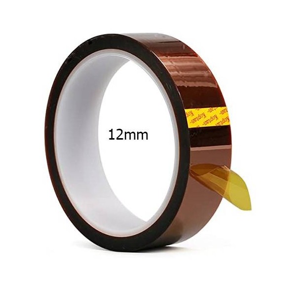 Cinta Kapton 12mm (1.2cm * 10mts) (Anticalorica 1 cara)