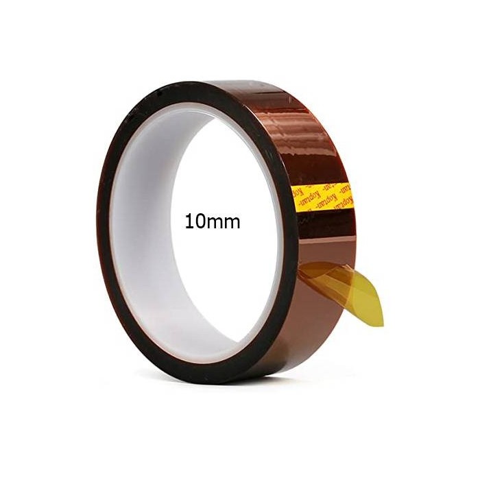 Cinta Kapton 10mm (1cm * 10mts) (Anticalorica 1 cara)