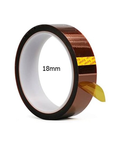 Cinta Kapton 18mm (1.8cm * 10mts) (Anticalorica 1 cara)