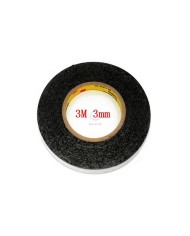 Cinta 3M Doble cara negra 3mm