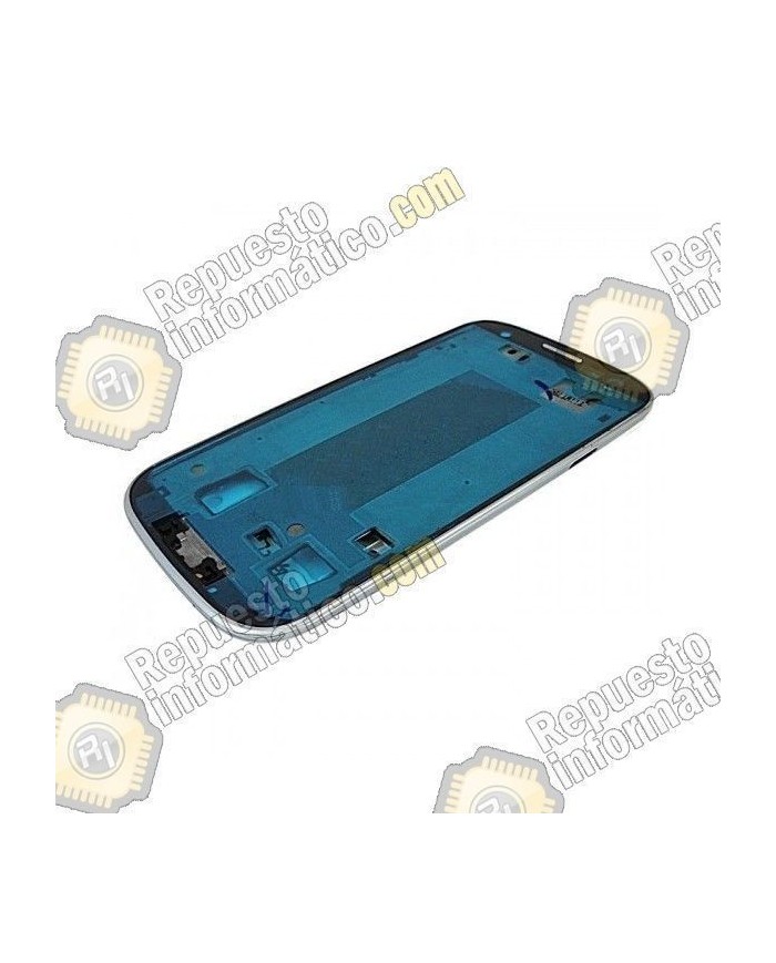 Marco frontal Samsung Galaxy i8190 para movil blanco