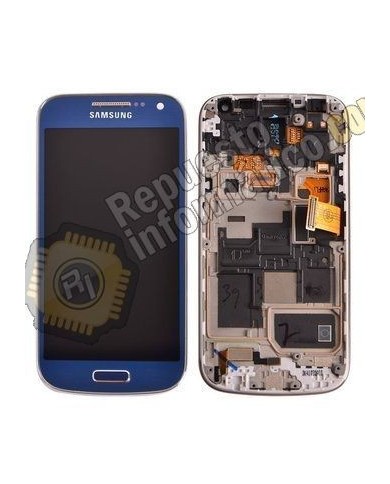 Pantalla (lcd+tactil) con premarco  s4 mini i9195 (Azul ElÃ©ctrico) 100% (Directa de fabrica)