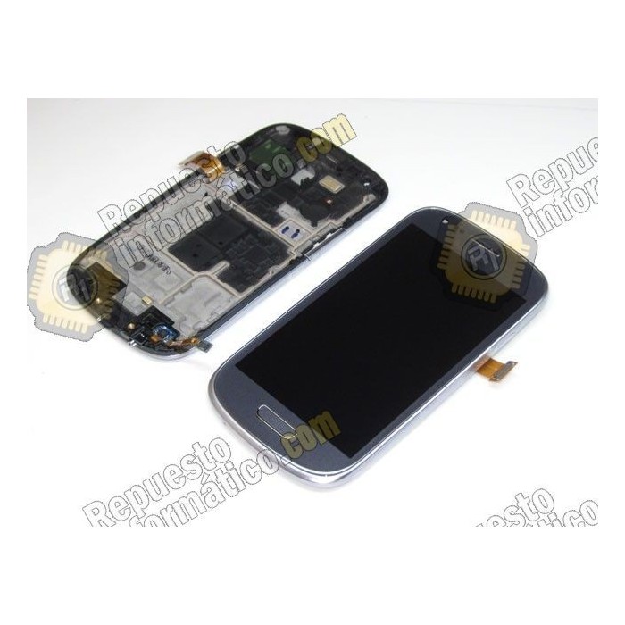 Pantalla Completa Samsung Galaxy S3 Mini (i8190) Gris (Directo de Fabrica) 100% Testeada