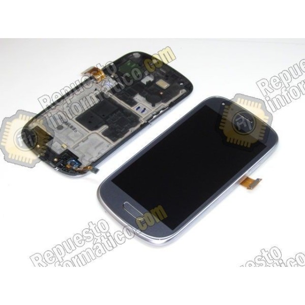 Pantalla Completa Samsung Galaxy S3 Mini (i8190) Gris (Directo de Fabrica) 100% Testeada