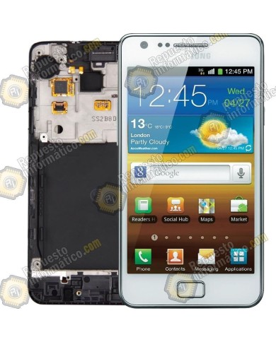 Pantalla Completa Samsung Galaxy S2 (i9100) Blanca (Directo de Fabrica) 100% Testeada