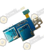 MÃ³dulo Flex con lector de tarjetas SIM y microSD Samsung Galaxy Express I8730