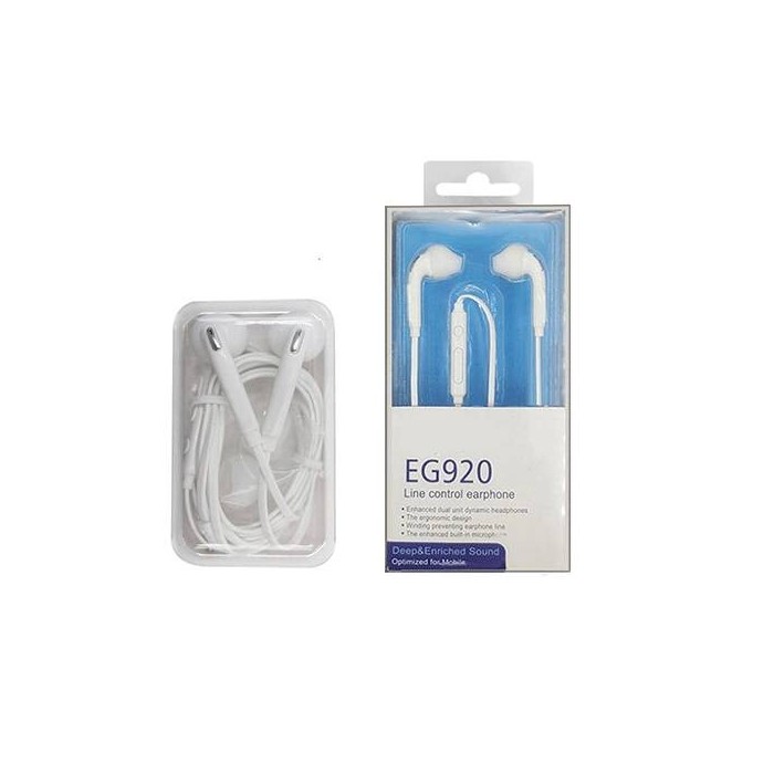 Comprar Auriculares EG920 con Conexion Jack para Samsung  Envio en 24 horas