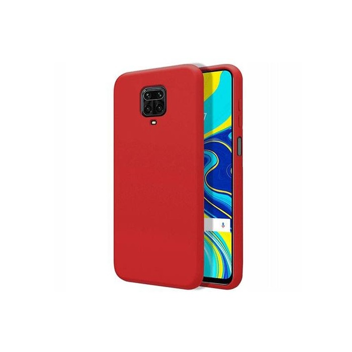 Comprar Funda de Silicona para Xiaomi Redmi Note 9S Roja - Los mejores precios