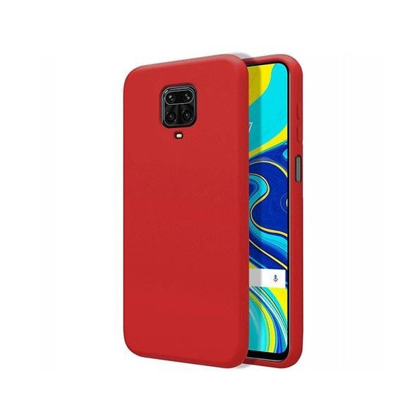 Comprar Funda de Silicona para Xiaomi Redmi Note 9S Roja - Los mejores precios