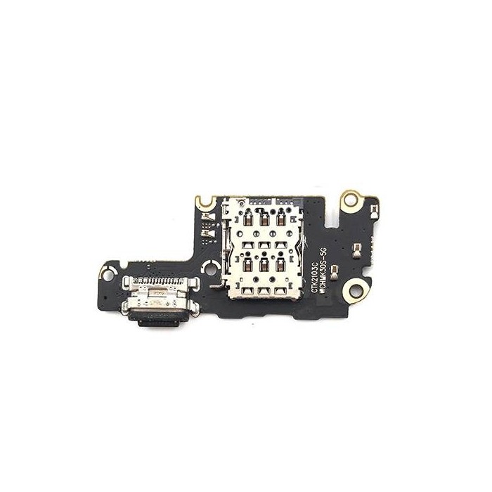 Placa Conector de Carga, Micro y Lector Sim Xiaomi Mi 10T, Xiaomi Mi 10T Pro