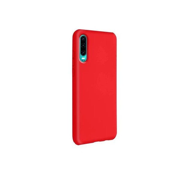 Comprar Funda de Silicona Roja  para Huawei P30 ELE-L04 ELE-L29 - Los mejores precios