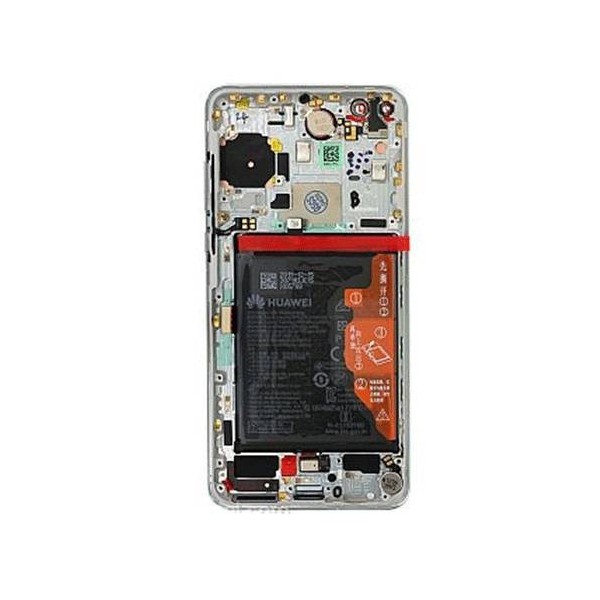 ▷ Comprar Pantalla Original Completa Con Marco y Bateria Huawei P40 Plata