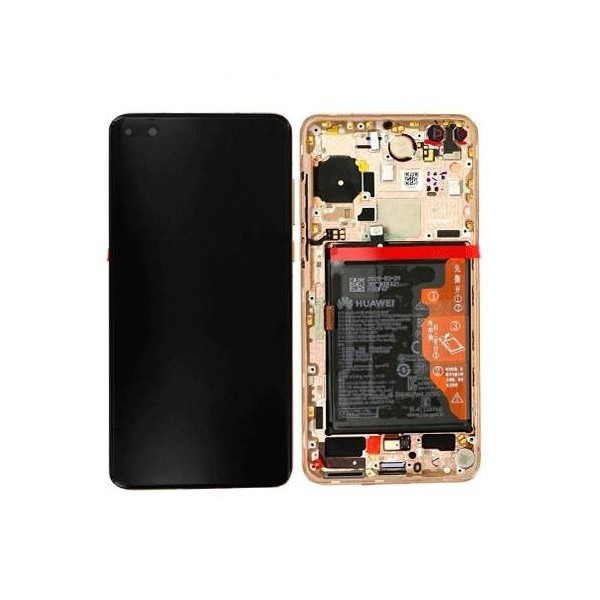 Pantalla Completa Original Con Marco Huawei P40 Dorada