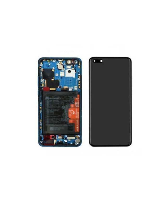 Pantalla Completa Original Con Marco Huawei P40 Pro Azul