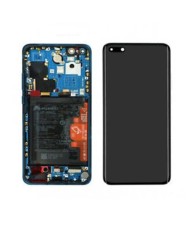 Pantalla Completa Original Con Marco Huawei P40 Pro Azul