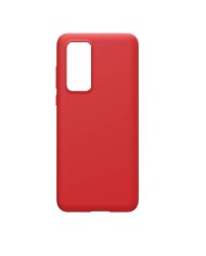 Comprar Funda de Silicona para Huawei P40 Pro Roja  - Los mejores precios
