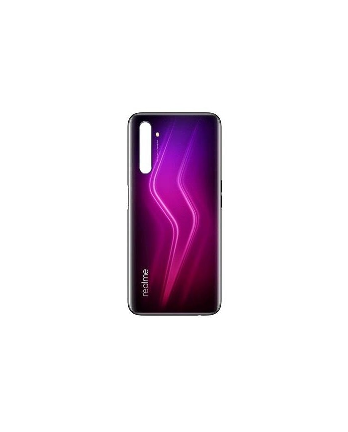 Tapa Trasera Realme 6 Pro Negro-Purpura
