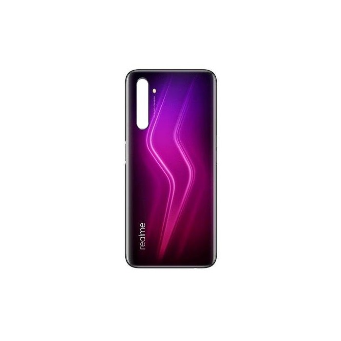 Tapa Trasera Realme 6 Pro Negro-Purpura