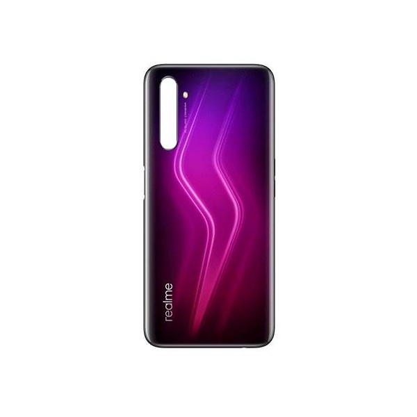 Tapa Trasera Realme 6 Pro Negro-Purpura