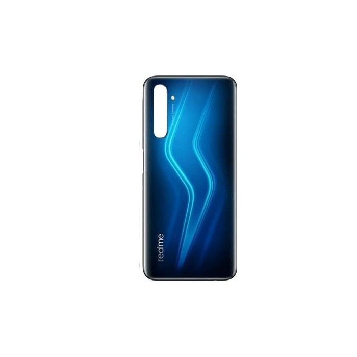 Comprar Tapa Trasera para  Realme 6 Pro Negro-Azul - Los mejores precios