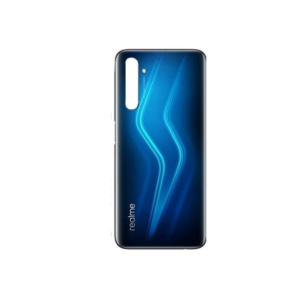 Comprar Tapa Trasera para  Realme 6 Pro Negro-Azul - Los mejores precios